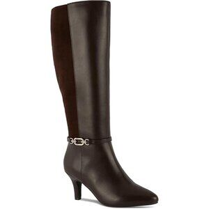 Karen Scott Womens Manmade Thigh-High Boots